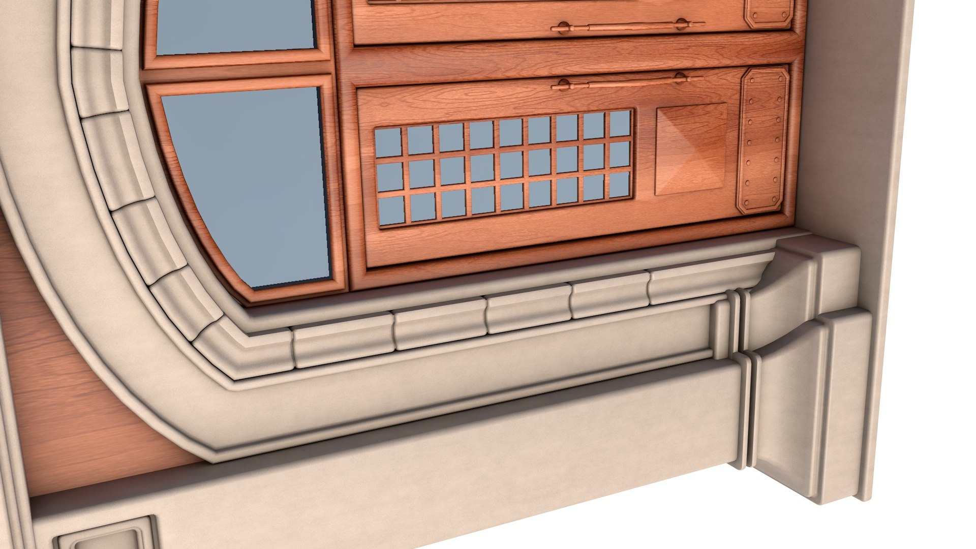 Gothic Door 3D Model - TurboSquid 1965406