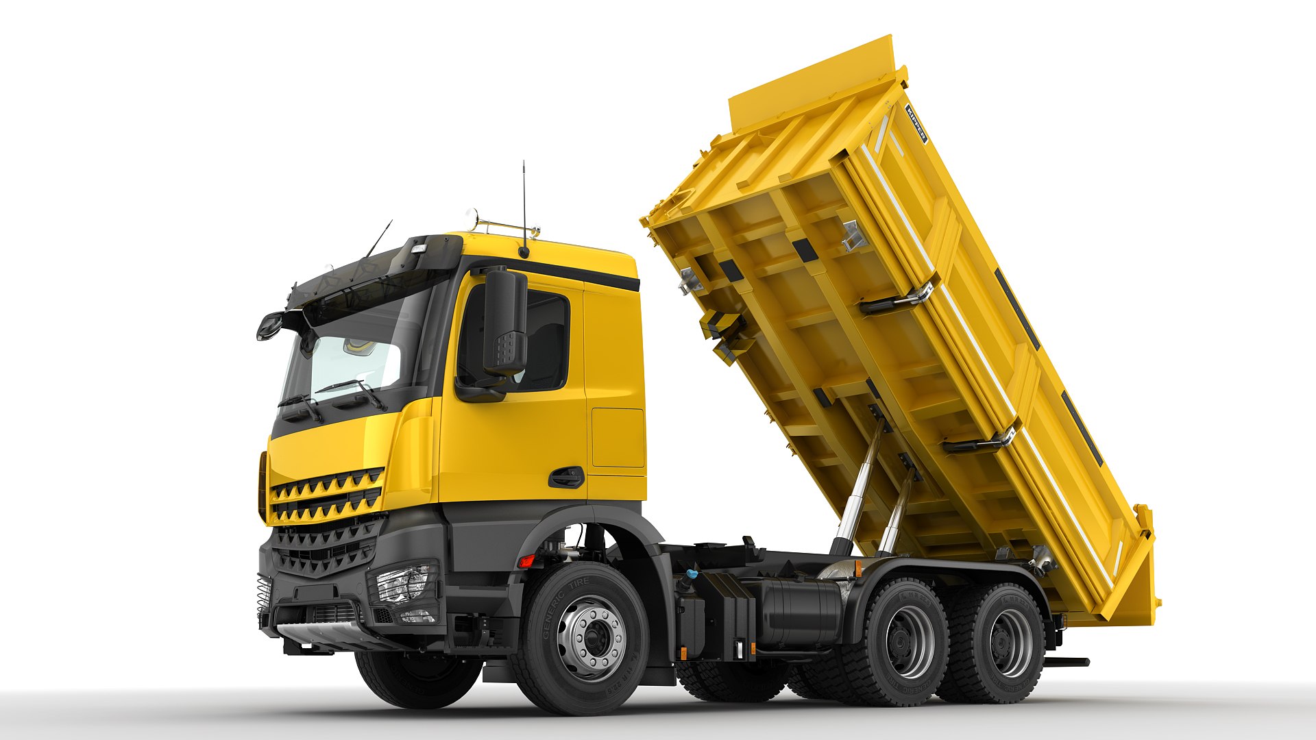 3d Dump Truck 6x4 - Turbosquid 1816674