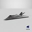 3D Stealth Aircraft in Flight Simplified