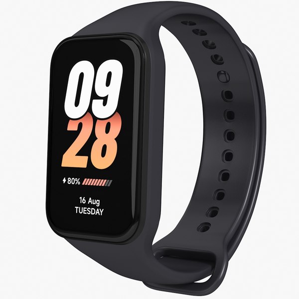 3D Xiaomi Smart Band 8 Active Black