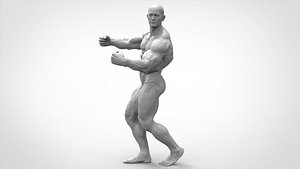 Bodybuilder Pose - Anatomy 3D