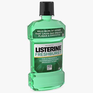 3D Listerine Freshburst Antiseptic Mouthwash 250ml model