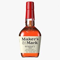 Maker's Mark Bourbon Whisky Bottle