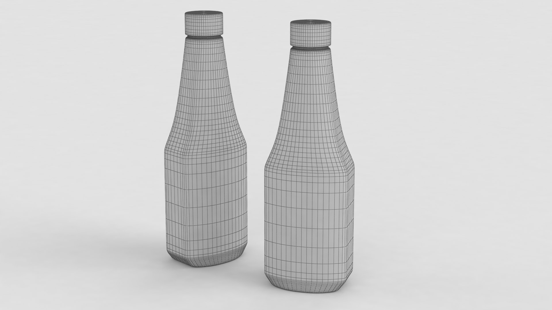 Heinz Ketchup Bottles Collection 3D Model TurboSquid 1759210