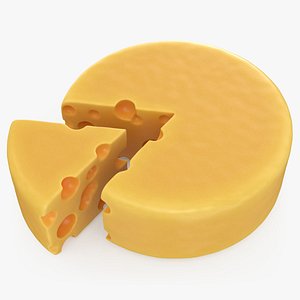 Stylized Sliced Cheese
