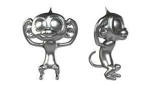 3D monkey