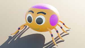 Cartoon Spider model