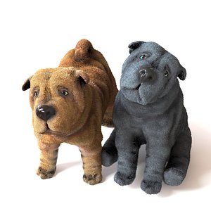 pup puppy 3D model