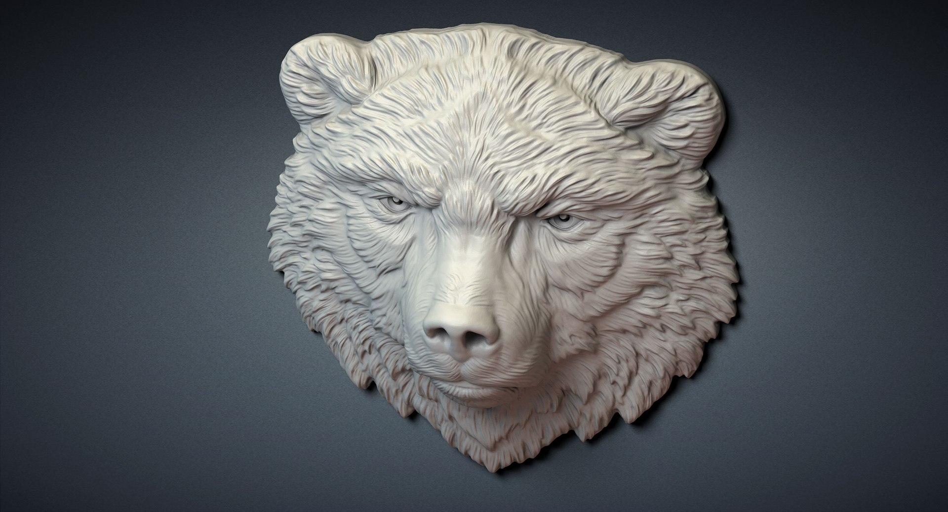 3D bear calm relief head model https://p.turbosquid.com/ts-thumb/EH/5kn3E1/p9/bearcalmreliefdigital3dmodel05/jpg/1666823218/1920x1080/fit_q87/c18865229c4470c56b6cc180d79f0cbc98b14078/bearcalmreliefdigital3dmodel05.jpg