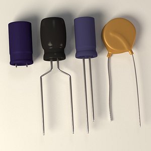 capacitors 3d model
