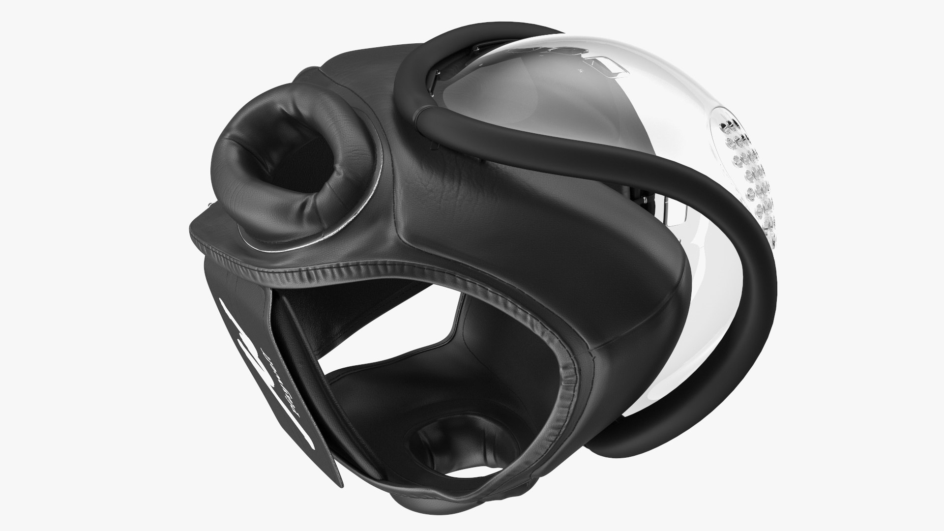 Kudo Helmet Playwell Black 3D Model TurboSquid 2188897