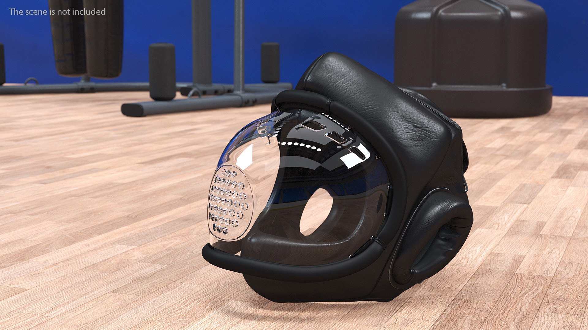 Kudo Helmet Playwell Black 3D Model TurboSquid 2188897