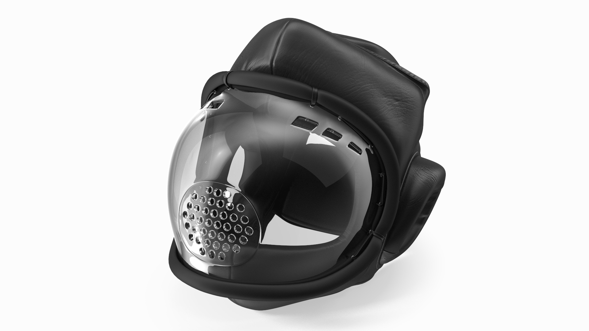 Kudo Helmet Playwell Black 3D Model TurboSquid 2188897