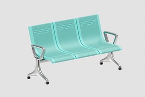 3D Waiting Chair model