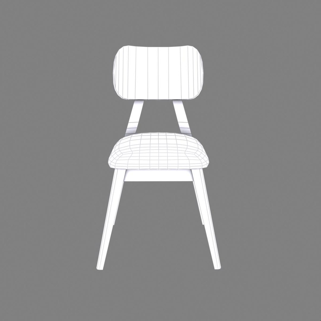 3d japanese chair