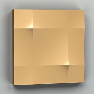 decorative wall panel 3D model