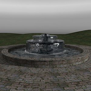 Animated Water Fountain