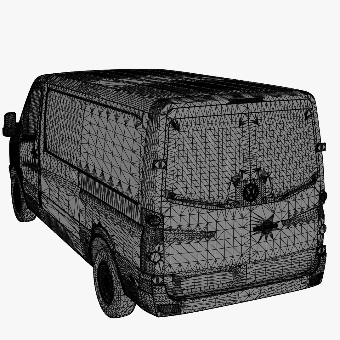 3d Crafter Van Normal Roof