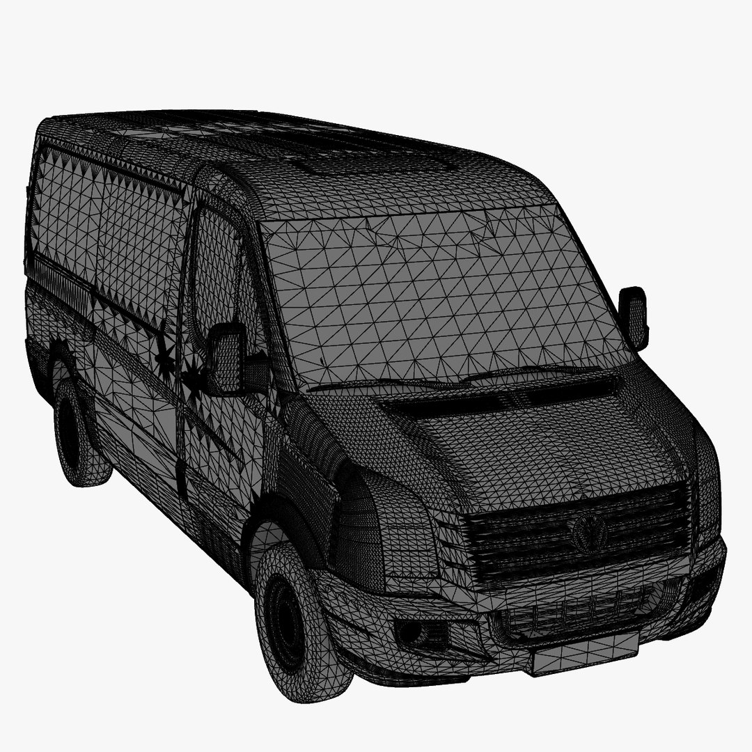 3d Crafter Van Normal Roof