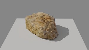 3D model rock scan