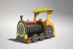 3d max playground train play