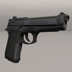 3d beretta 92 model