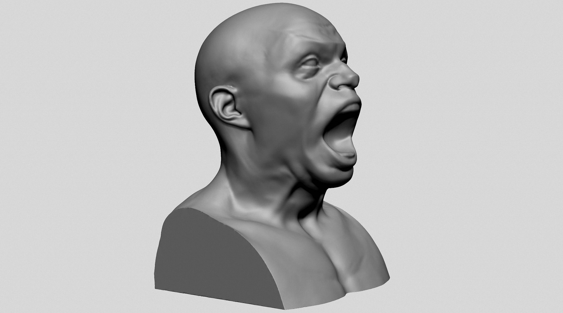 3D Male Head Printable A - TurboSquid 2199464