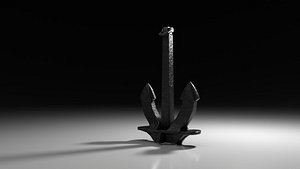 3D ship anchor