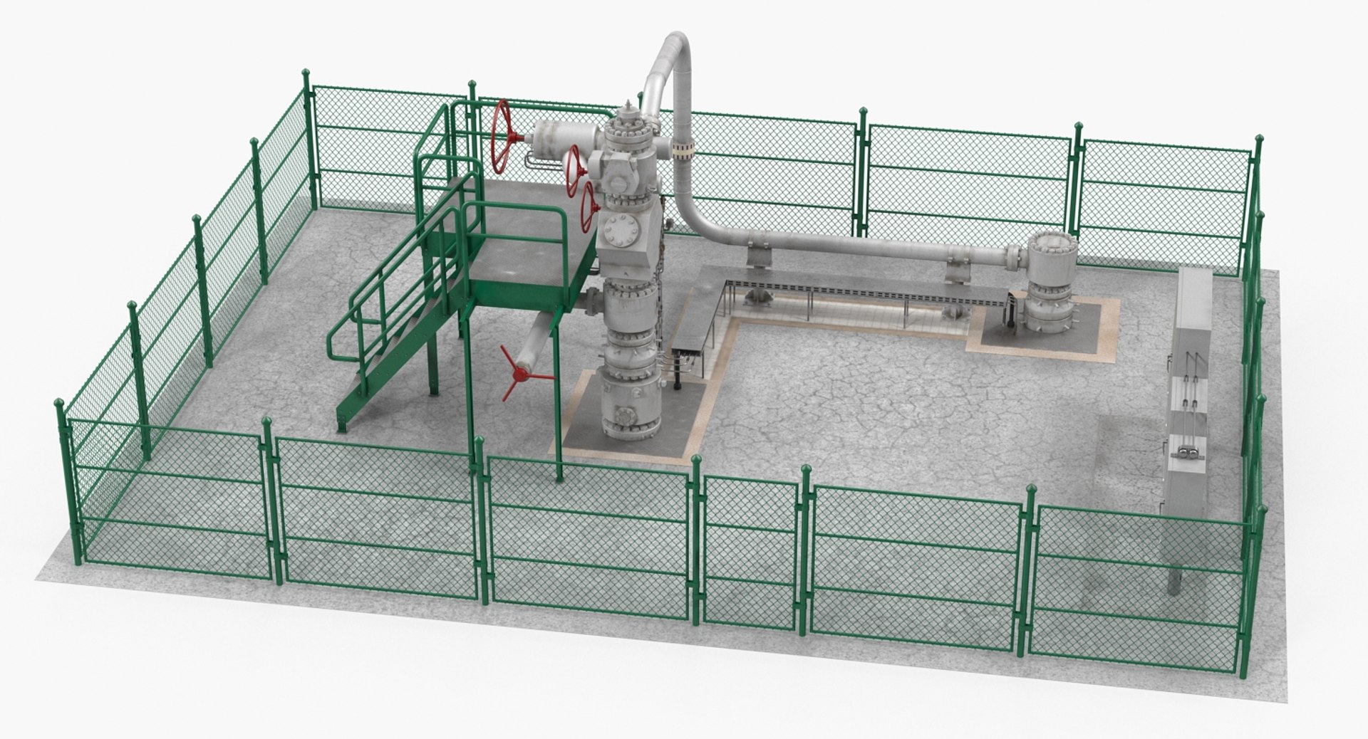 oil wellhead fence 3D model https://p.turbosquid.com/ts-thumb/EH/kKaYIl/GQjH5wlQ/oilwellheadwithfencec4dmodel005/jpg/1529102459/1920x1080/fit_q87/3ffcf75a29c2de363b41535aaa152c2b46ee845c/oilwellheadwithfencec4dmodel005.jpg
