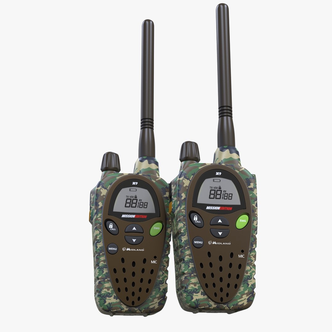 3D Military Walkie-talkie - TurboSquid 1185548