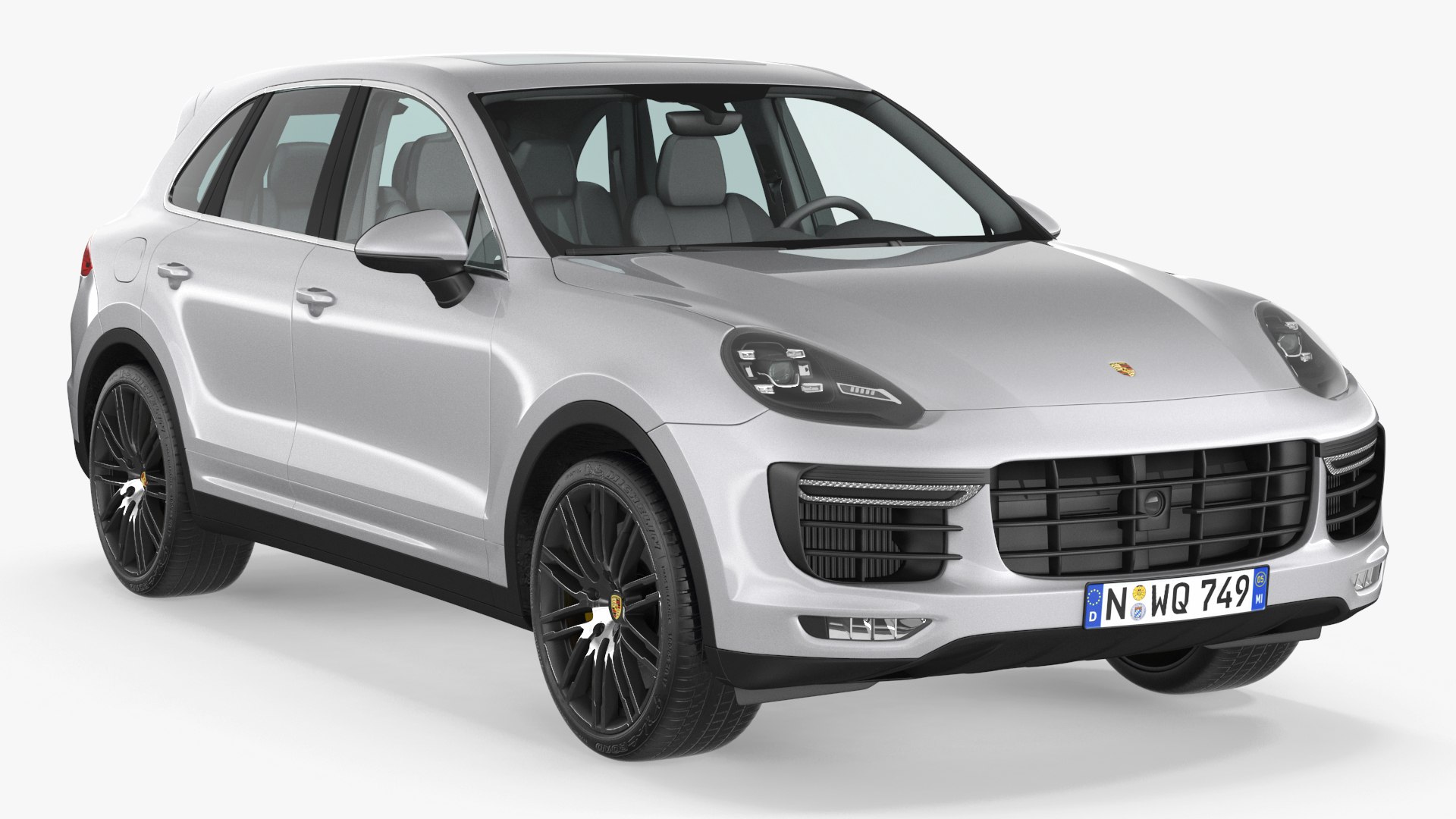 Porsche Cayenne Turbo GT 3D model preview