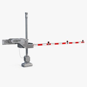 Gate Barrier 3D Model