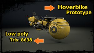 hover bike prototype 3D