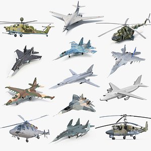 Rigged Russian Military Aircrafts Collection 6(2)