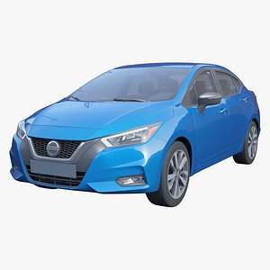 3D model Nissan Versa 2020