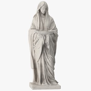 Madonna Holy Water Statue