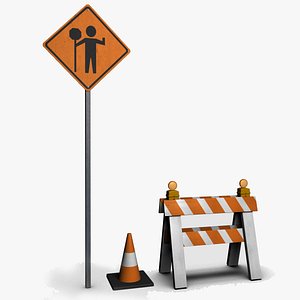 Road Work Signs