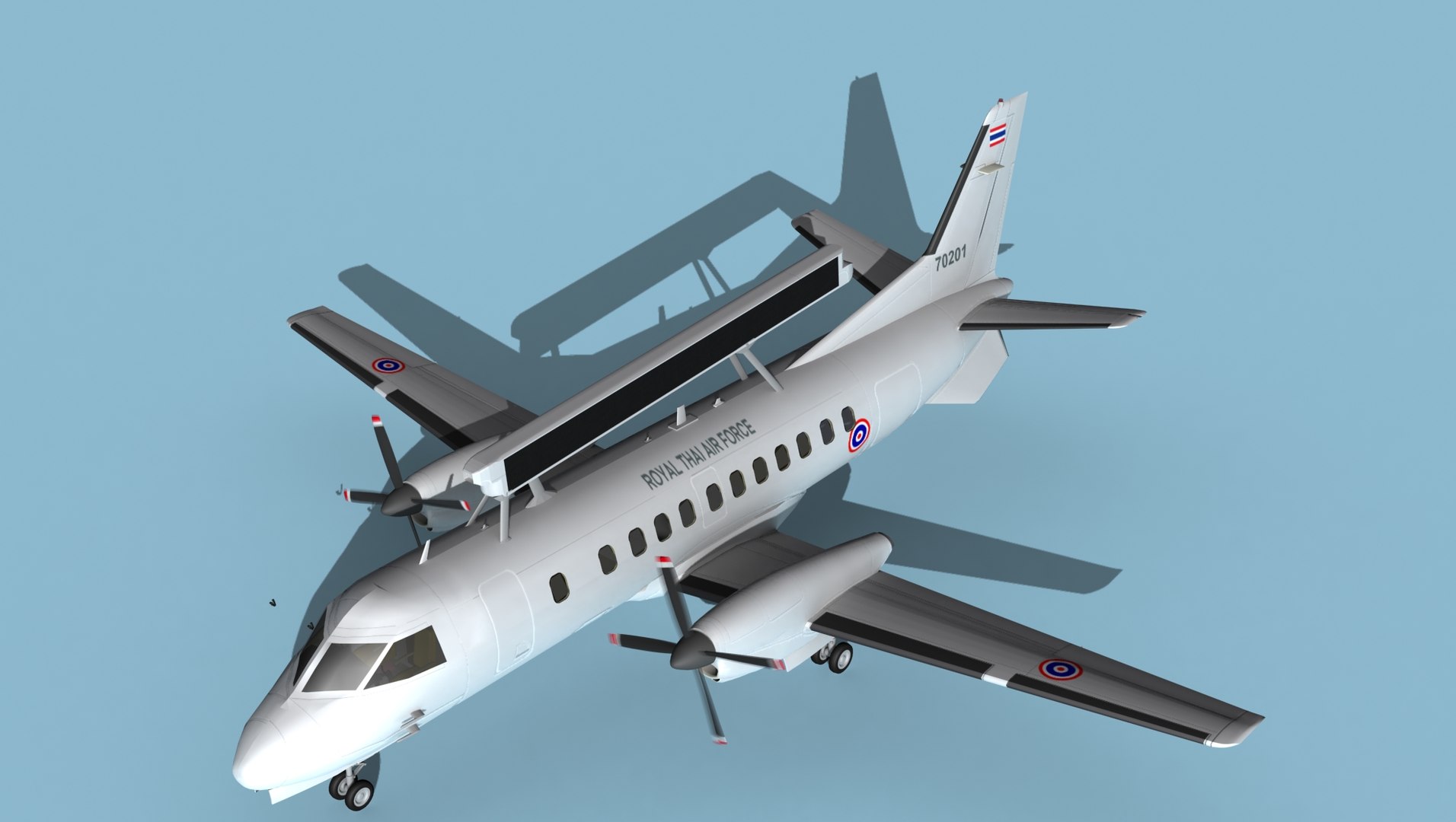 3D SAAB SF340 AEWAC V07 Royal Thai model https://p.turbosquid.com/ts-thumb/EH/ubIcmn/eU/saabsf340aewacv070100/jpg/1657493920/1920x1080/fit_q87/b7edb7714805cd5a67bbdd2ad85effce2e2d79e1/saabsf340aewacv070100.jpg