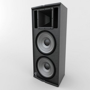 electrovoice pro speakers 01 3d model