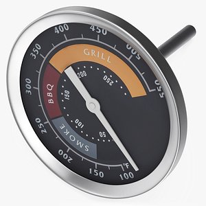 AGPtek Stainless Steel 3 BBQ Grill Cooking Thermometer