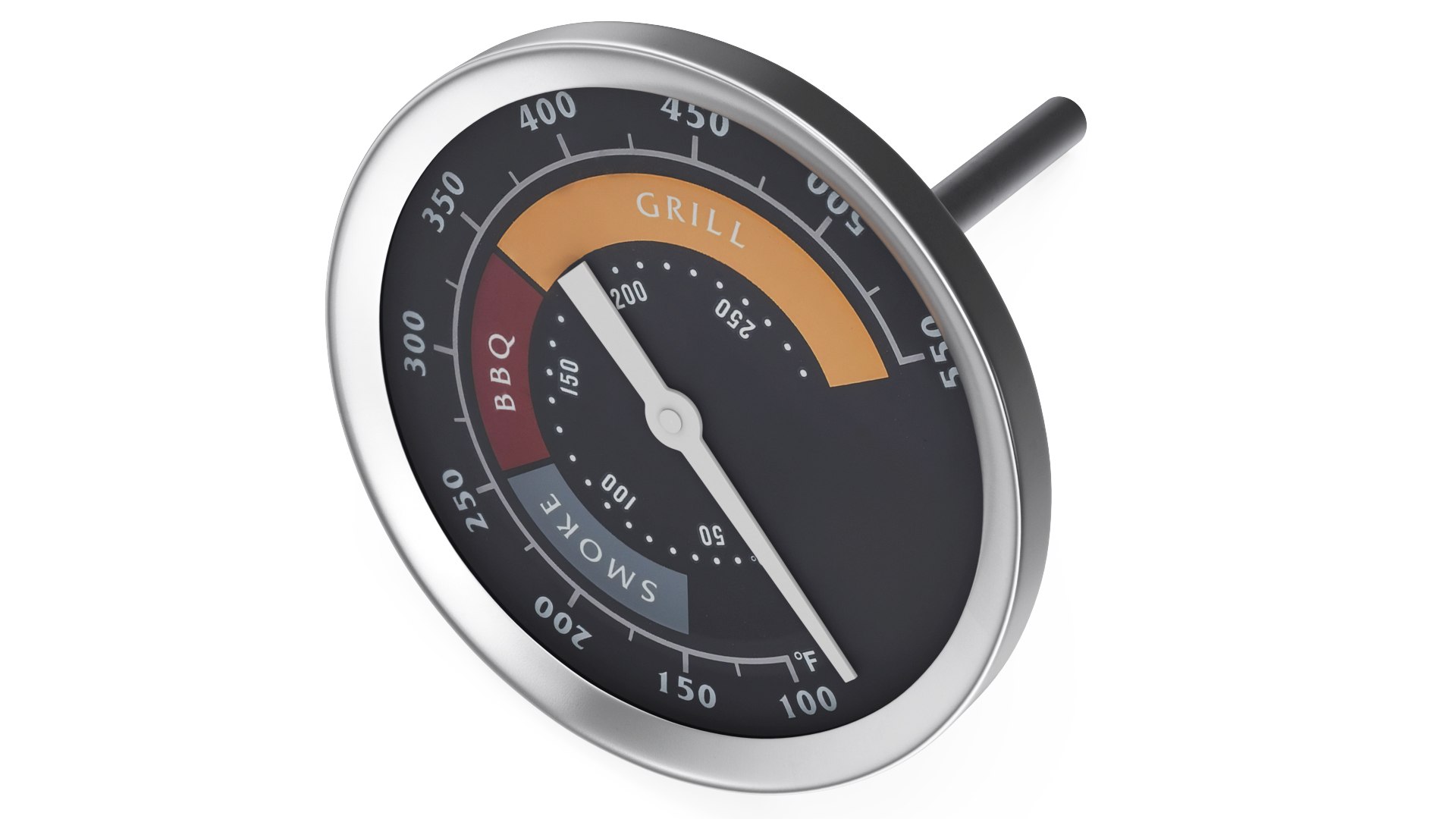 BBQ Grill Smoker Thermometer Gauge 3D Model TurboSquid 2135123