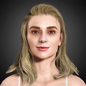 3D model Elizabeth Debicki Character