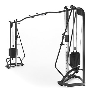 3D model cable cross gym