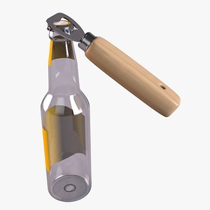 3D model bottle opener