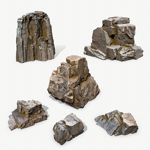 Desert  Rocks 3D model