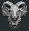 Ram head 3D model