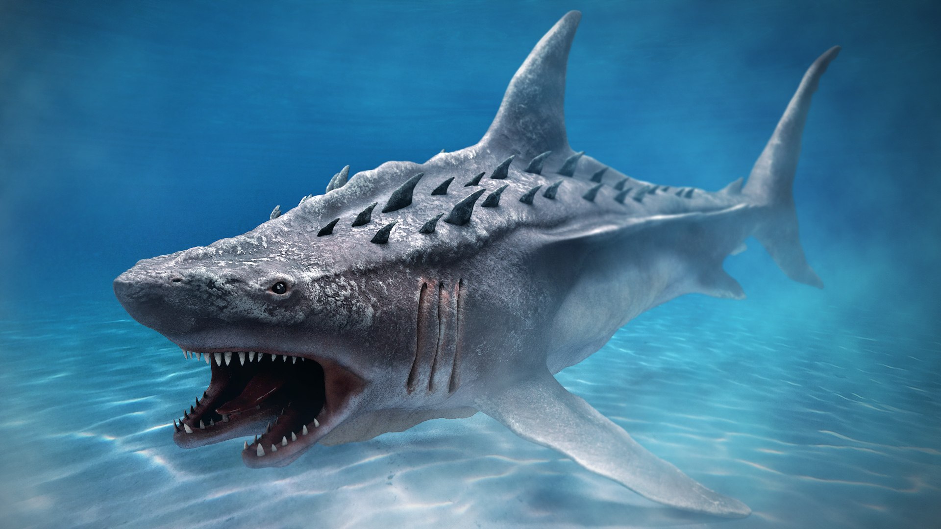 3D Mutant Shark Monster - TurboSquid 1993688