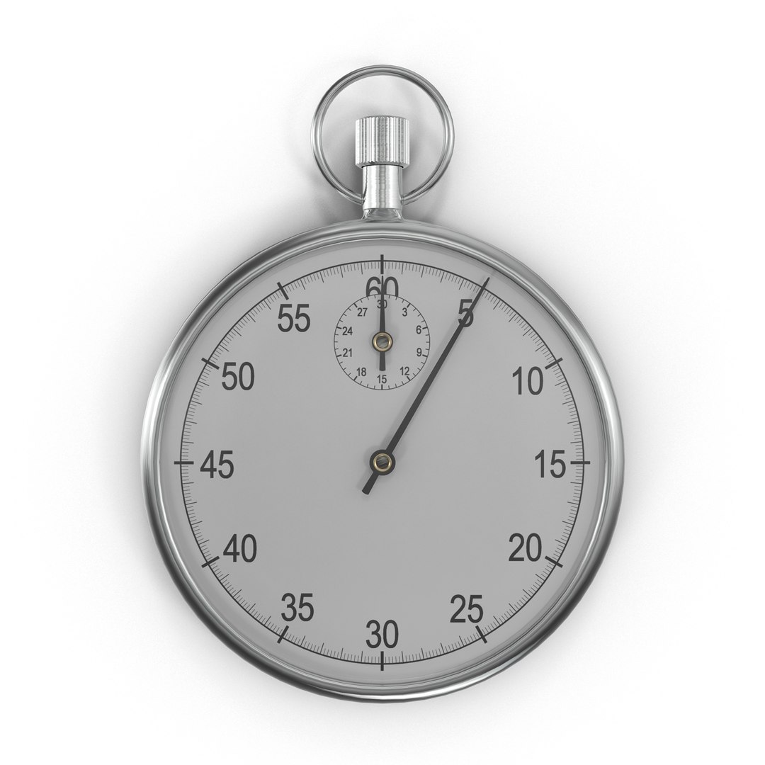 Stop stopwatch watch 3D TurboSquid 1233121