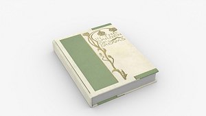 3D Book Rigged and Animated model