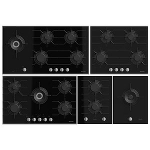 Miele Gas cooktops 3D